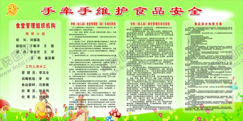 编号：51836404220642238462【酷图网】源文件下载-食品安全展板