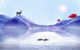 山水画