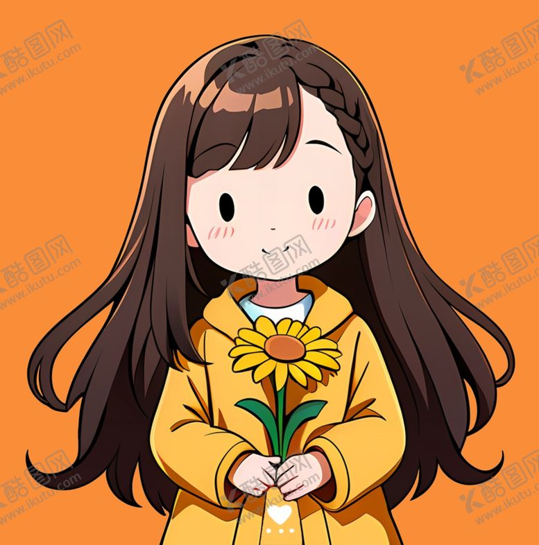 编号：96252801151459342094【酷图网】源文件下载-手绘卡通女孩