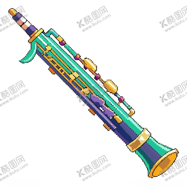 编号：94301302251614502960【酷图网】源文件下载-像素风格单簧管