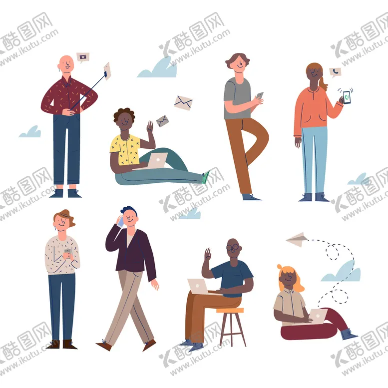 编号：08596709220235227640【酷图网】源文件下载-使用电子产品