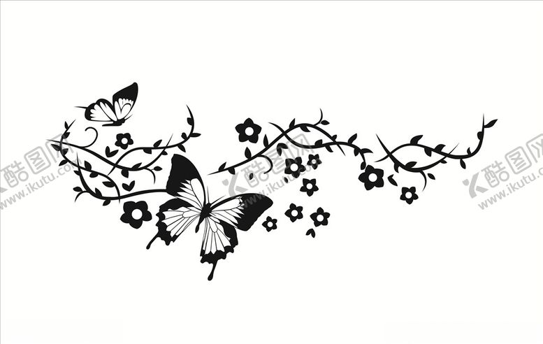 编号：36772310280719037619【酷图网】源文件下载-蝴蝶花边