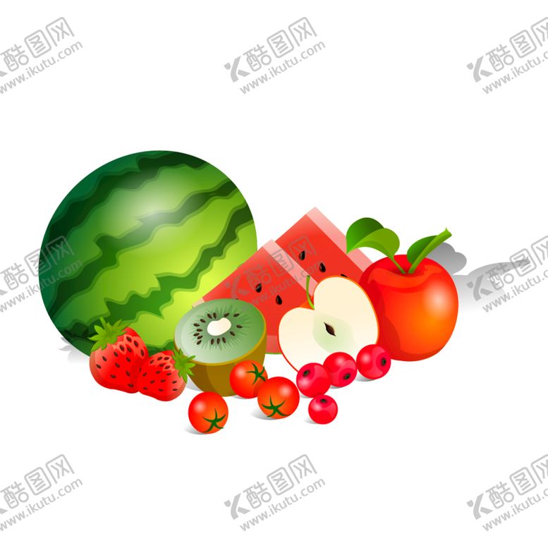 编号：09867309160418531605【酷图网】源文件下载-水果苹果番茄