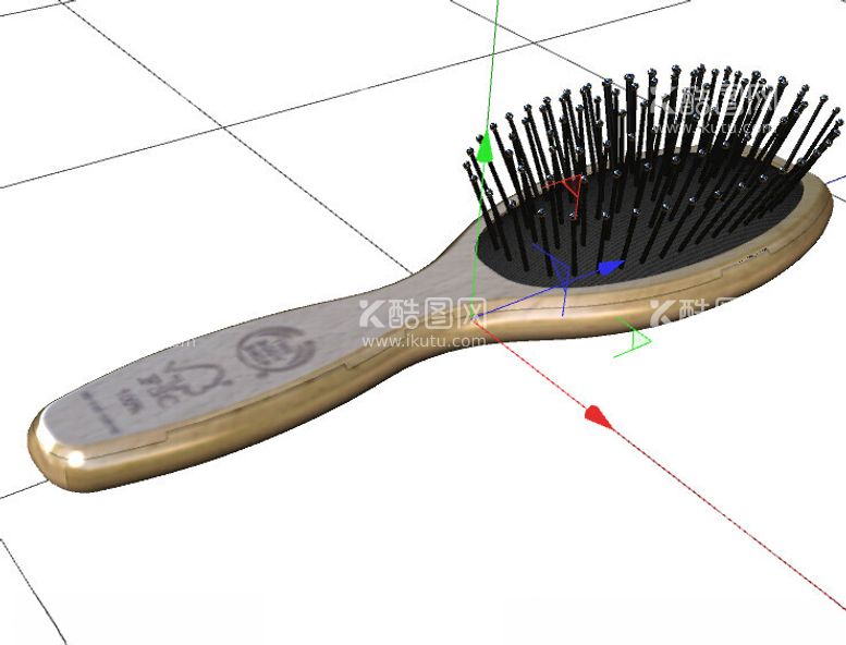 编号：66768712151108008066【酷图网】源文件下载-C4D模型梳子