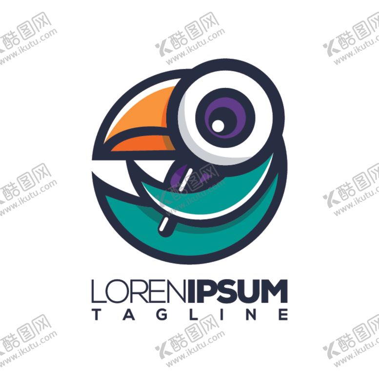 编号：36964809180248376394【酷图网】源文件下载-禽类LOGO标志