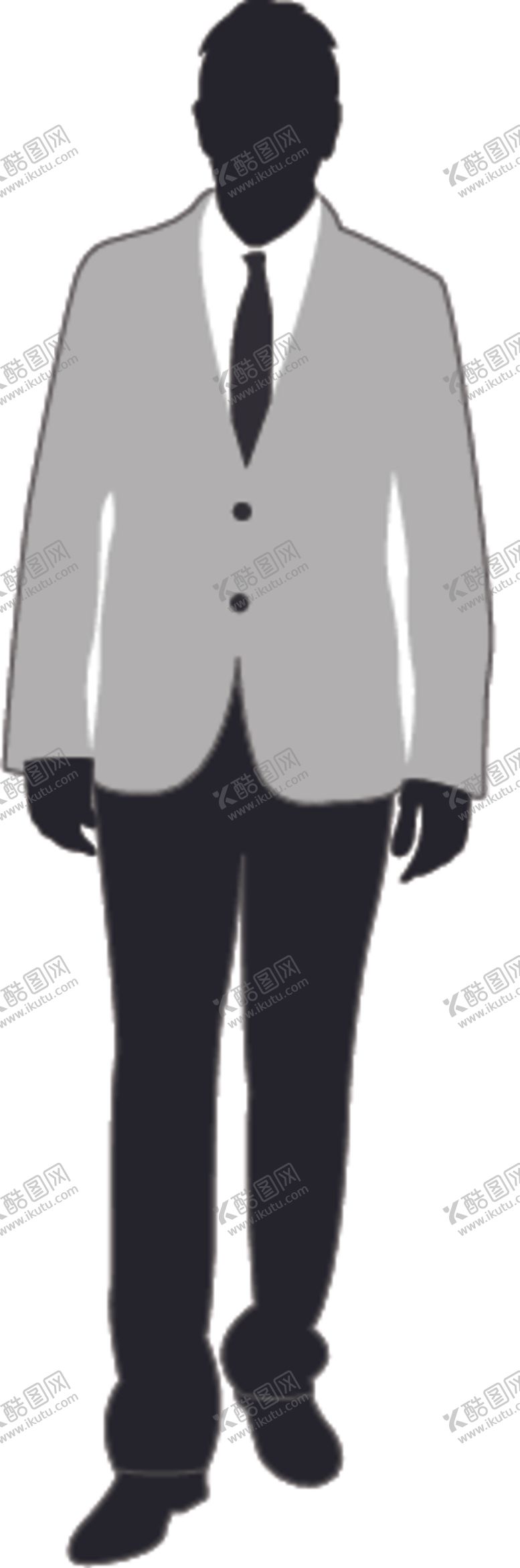 编号：58467805071433228115【酷图网】源文件下载-商务人士剪影