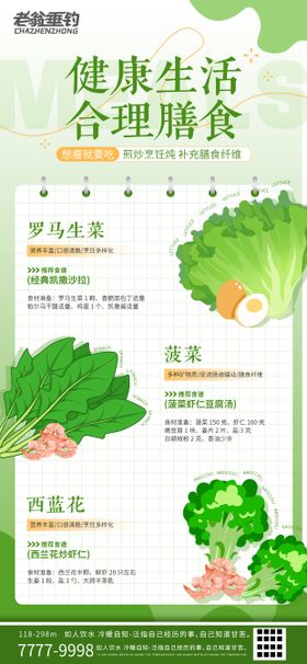 减肥素菜蔬菜海报