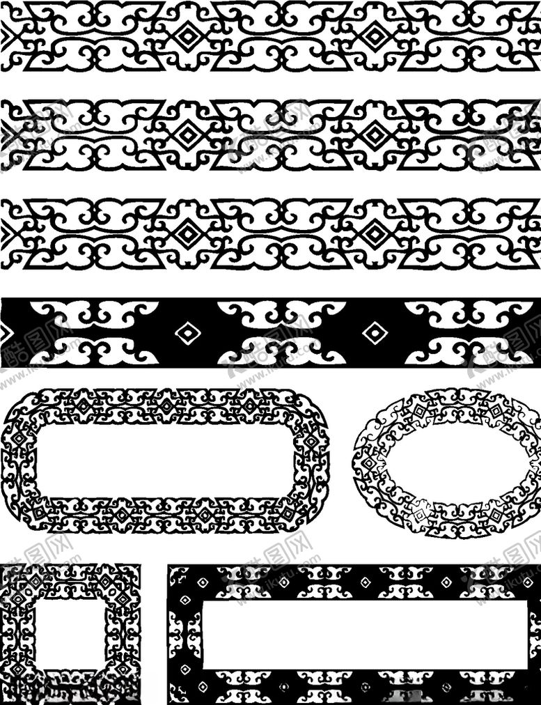 编号：10705809110914409821【酷图网】源文件下载-镂空花图案