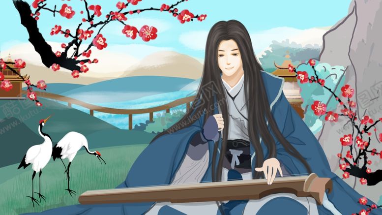 编号：88311010070740011652【酷图网】源文件下载-一琴一鹤