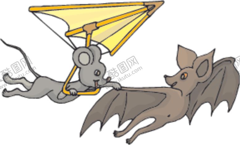 编号：95396310012218159755【酷图网】源文件下载-老鼠和蝙蝠