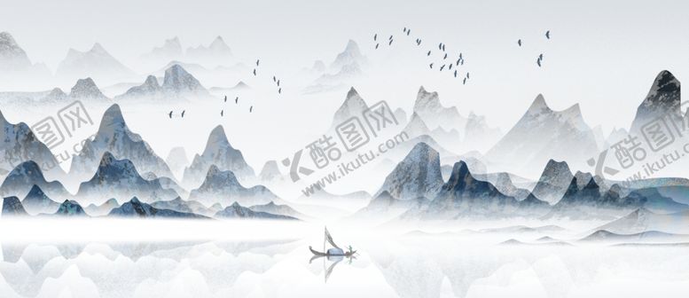 编号：85543409191001016639【酷图网】源文件下载-水墨山水