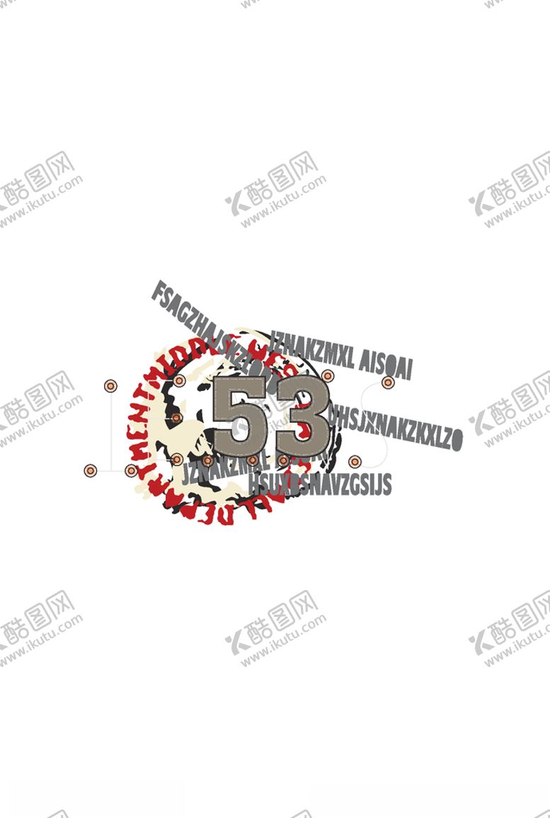 编号：48236105062220241754【酷图网】源文件下载-字母印花