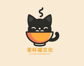 猫卡通logo