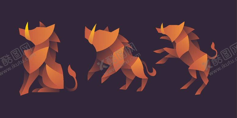 编号：23458609180355287221【酷图网】源文件下载-抽象动物插画