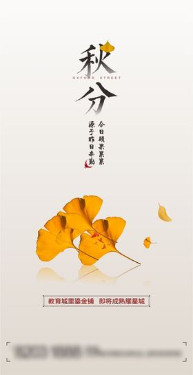 秋分黄色立天