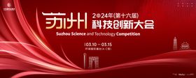 创新科技技能发展比赛背景板