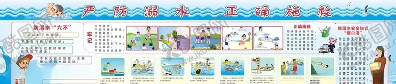 编号：98790606270718375889【酷图网】源文件下载-防溺水宣传栏