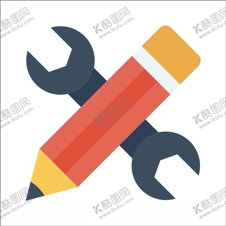 编号：90797712161517369594【酷图网】源文件下载-扳手铅笔