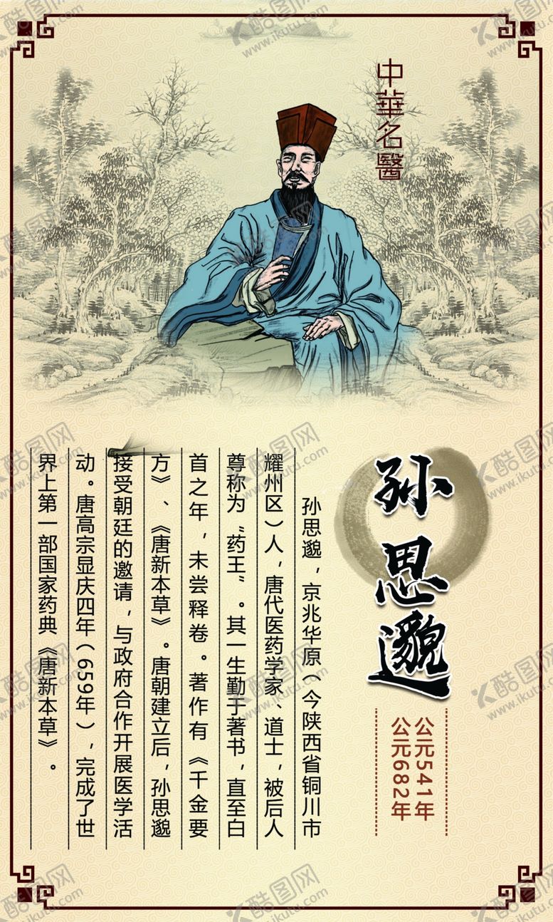 编号：68530407121310409489【酷图网】源文件下载-大气古典中医文化四件套展板