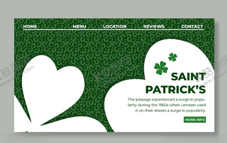 编号：52513403112041558743【酷图网】源文件下载-四叶草主题登录页