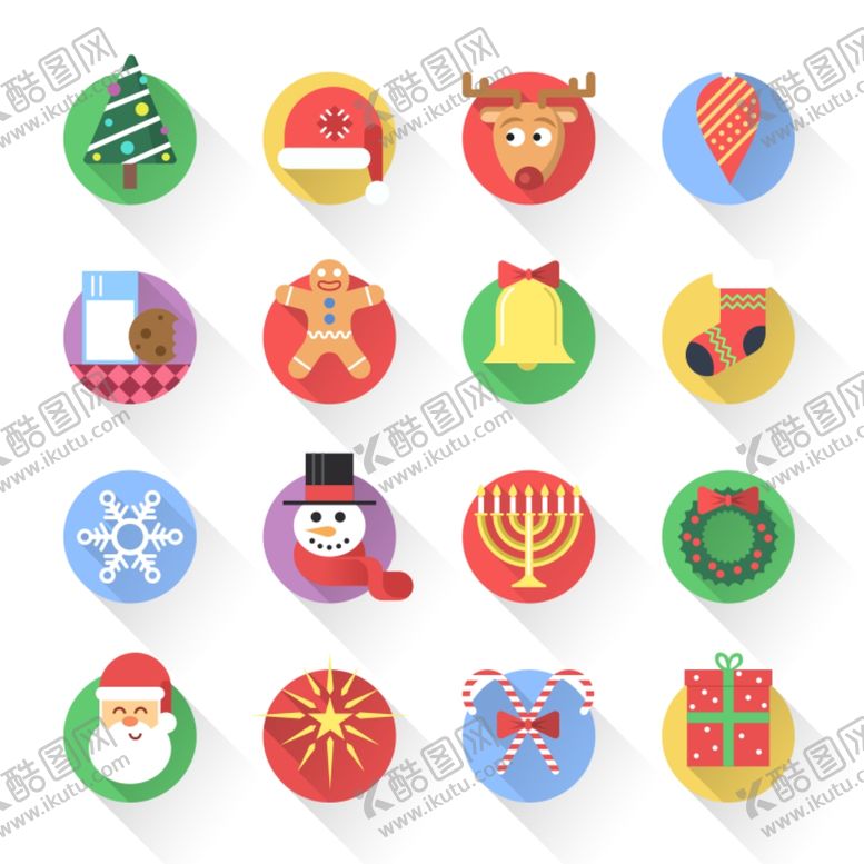 编号：96008107020920472386【酷图网】源文件下载-圣诞图标