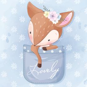 温馨浪漫儿童插画