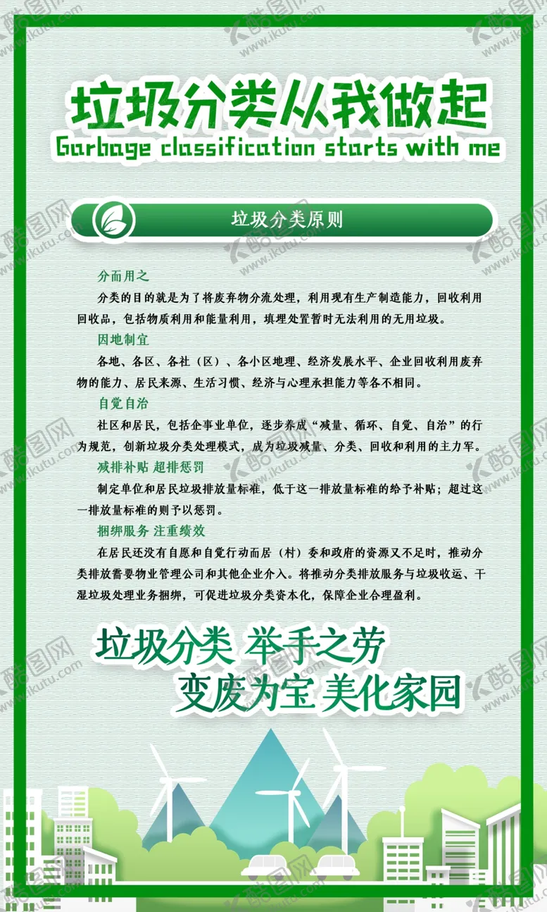 编号：84800906282208359397【酷图网】源文件下载-垃圾分类海报