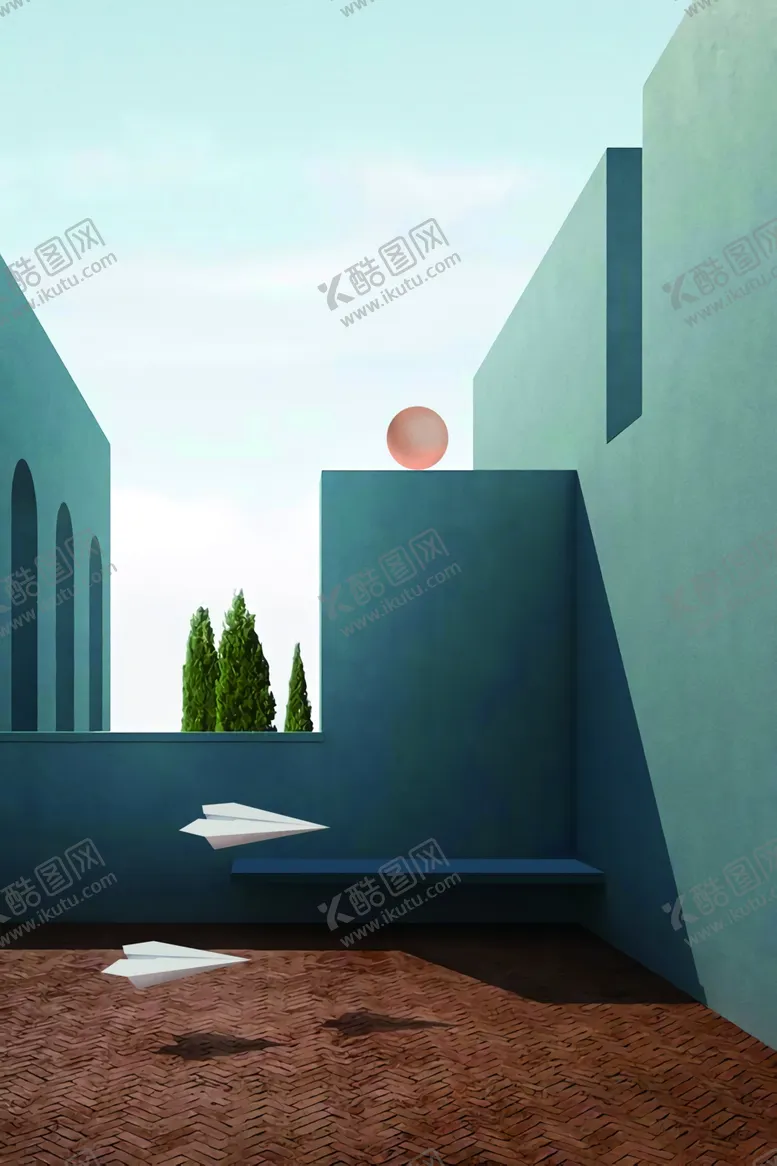 编号：83271607040320133187【酷图网】源文件下载-北欧风简约抽象艺术装饰画