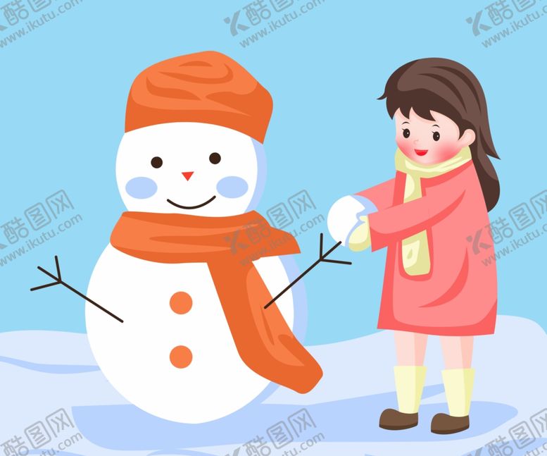 编号：45790910260158408267【酷图网】源文件下载-堆雪人