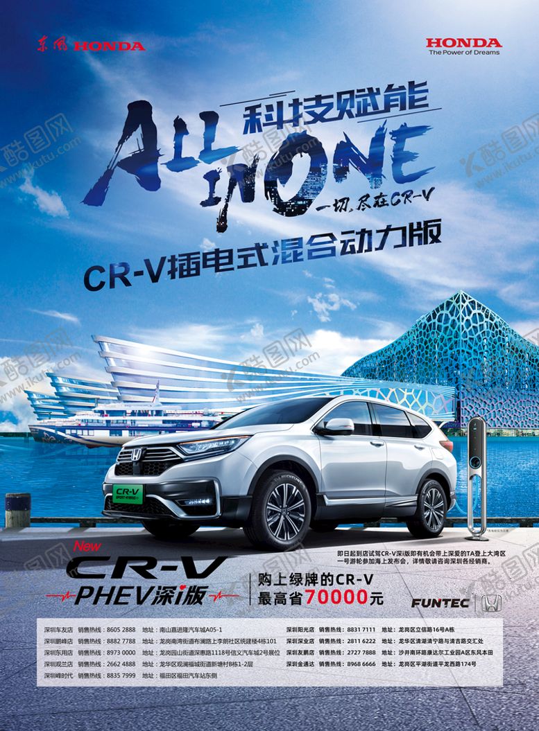 编号：47877610310316076276【酷图网】源文件下载-东风本田插电CRV电梯广告