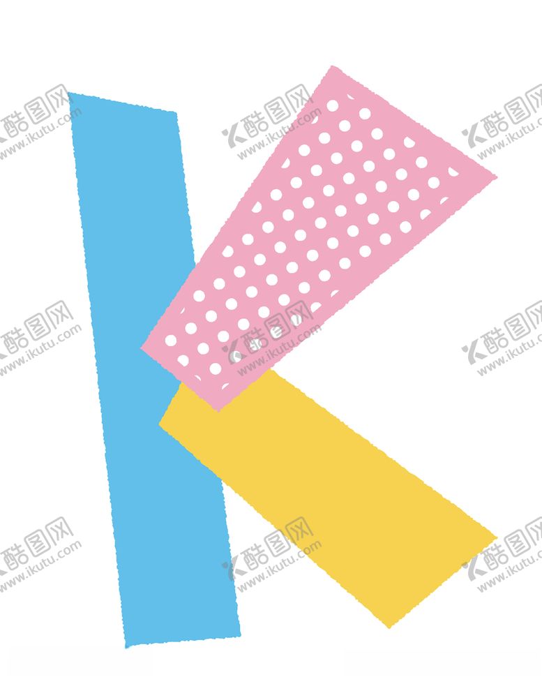 编号：31124310291822523213【酷图网】源文件下载-扁平化拼色矢量英文字母