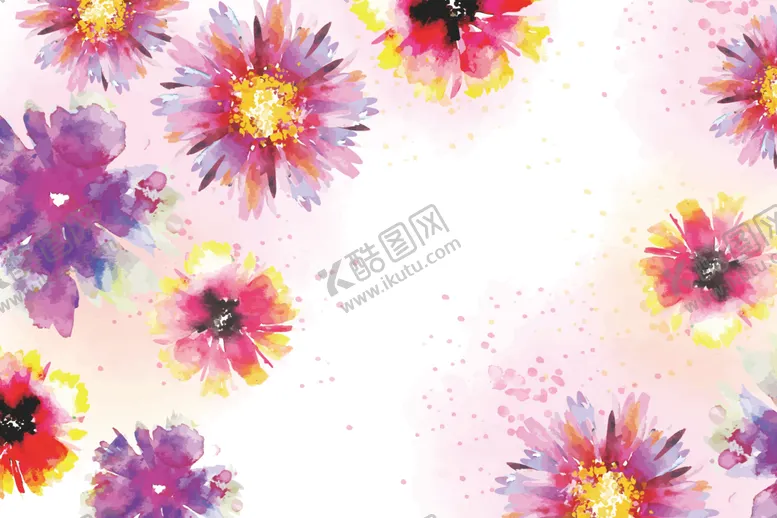 编号：27469906270821401143【酷图网】源文件下载-彩绘鲜花