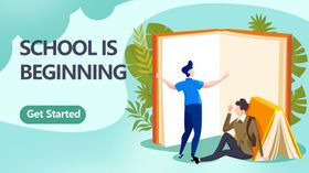 开学季开学啦图片习培训辅导班促销促销海报