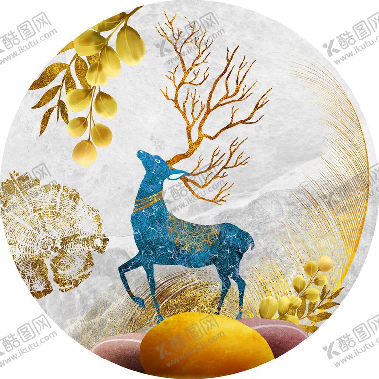 编号：90157809181437226074【酷图网】源文件下载-圆形装饰画