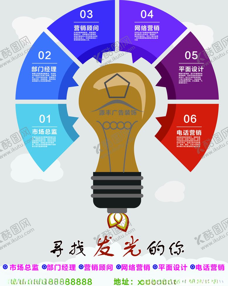 编号：78836605041910039324【酷图网】源文件下载-招聘广告