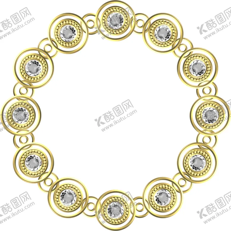 编号：20749006302154279332【酷图网】源文件下载-金色装饰圆