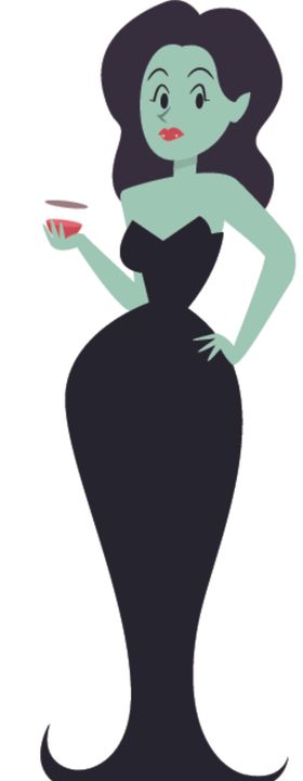 吸血鬼卡通人物超自然生物族奇幻生物