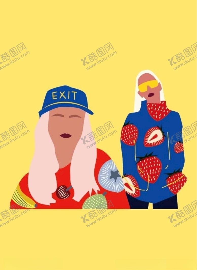编号：87876607071915343826【酷图网】源文件下载-人物抽象画