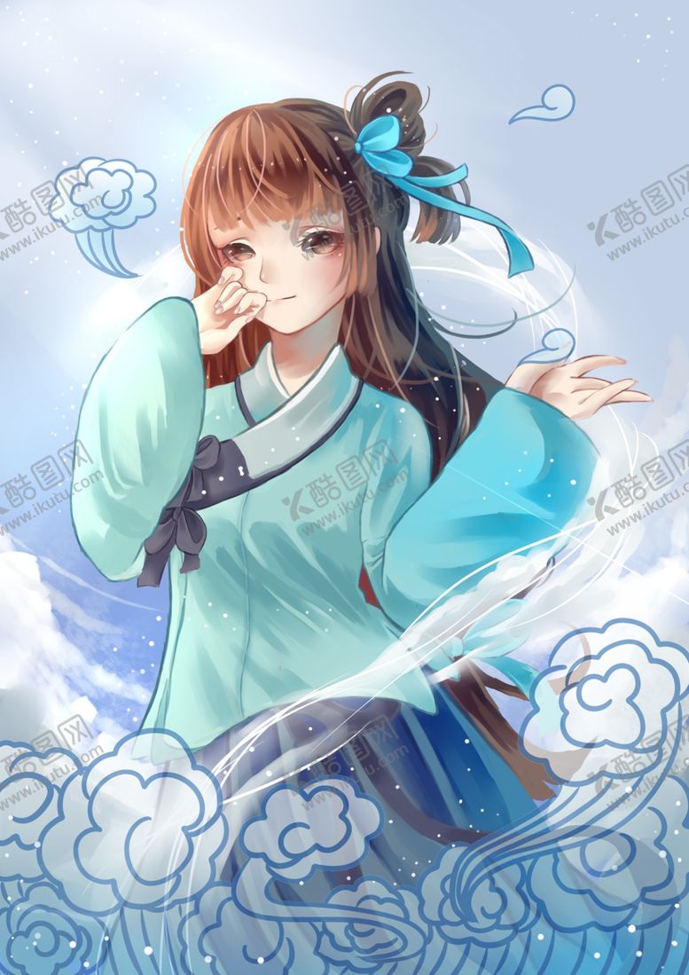 编号：38836109200538416475【酷图网】源文件下载-古风人物美女插画素材