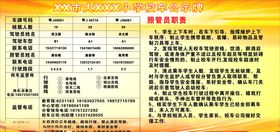 校车公示牌