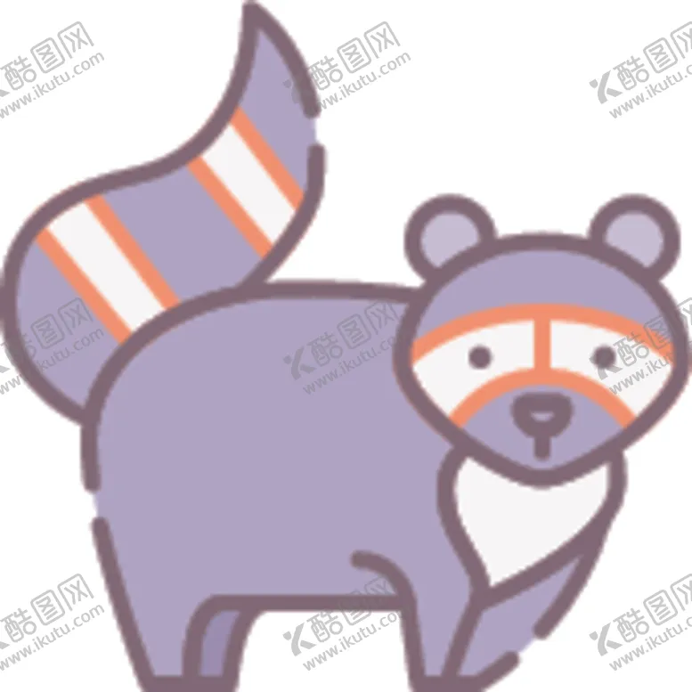 编号：36170409210904142628【酷图网】源文件下载-简笔动物矢量插画