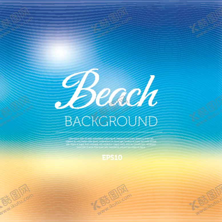 编号：56784209151431493522【酷图网】源文件下载-海滩模糊虚化背景