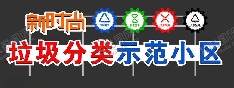 编号：29246006271524454085【酷图网】源文件下载-垃圾分类示范小区