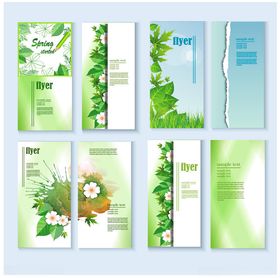 清新绿植主题封面设计