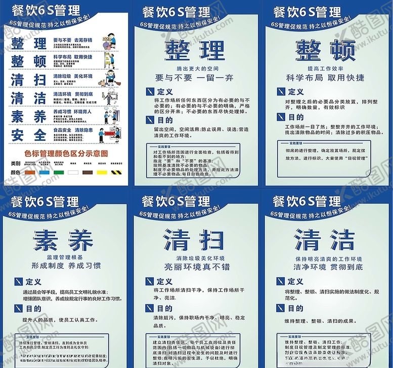 编号：82729607010318397979【酷图网】源文件下载-餐饮6s管理