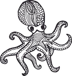 章鱼素描