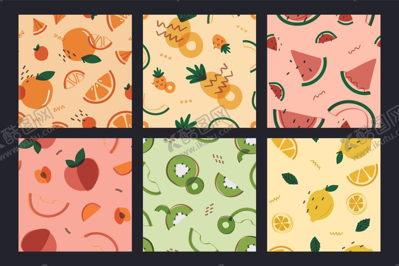 编号：52757409250153182353【酷图网】源文件下载-水果图案背景