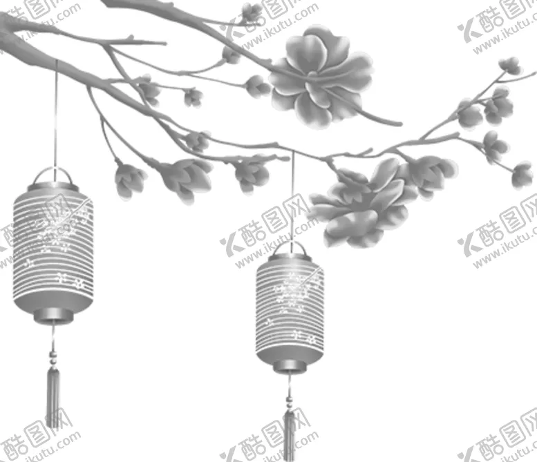 编号：41108704052302361014【酷图网】源文件下载-灯笼花枝