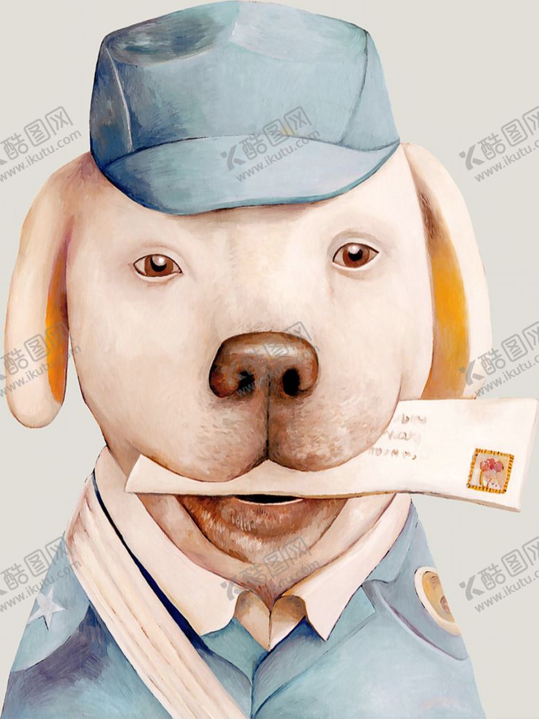 编号：25794707081315122869【酷图网】源文件下载-装饰画狗