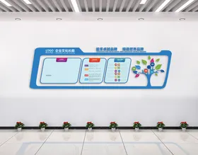 企业文化墙照片楼道梯公司历程